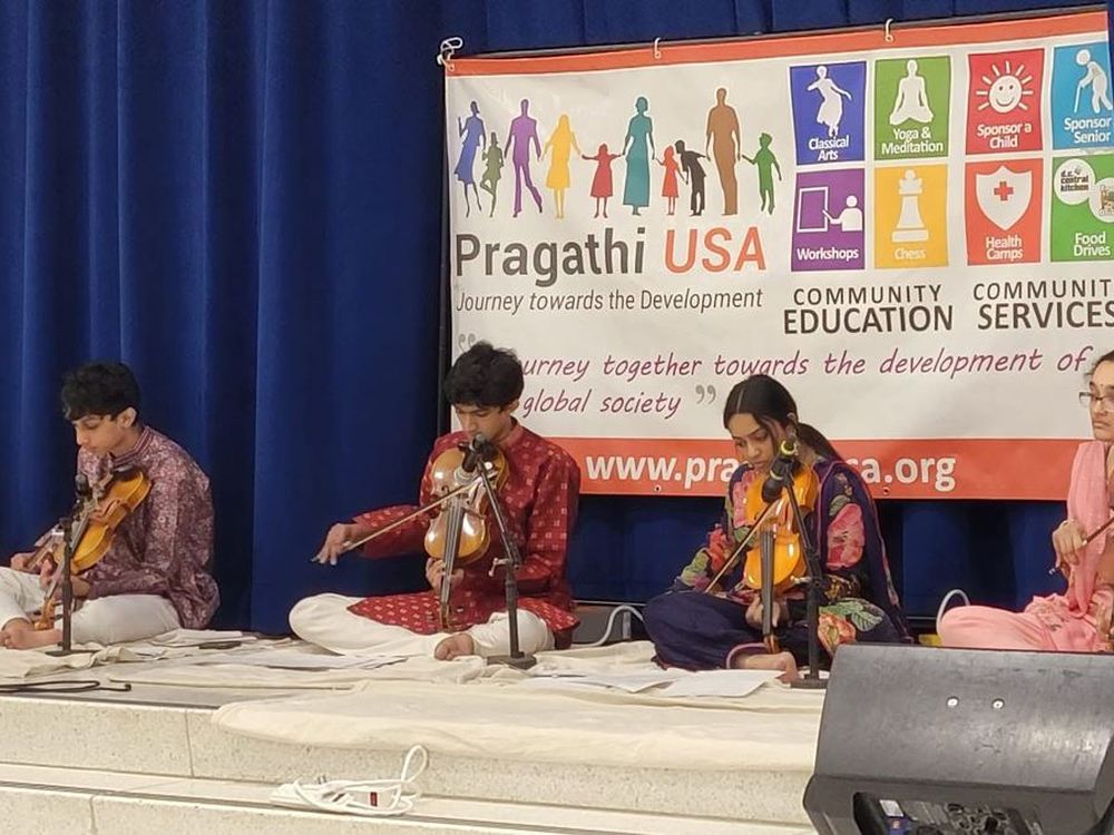 Carnatic violin and Hindustani music class, 2025